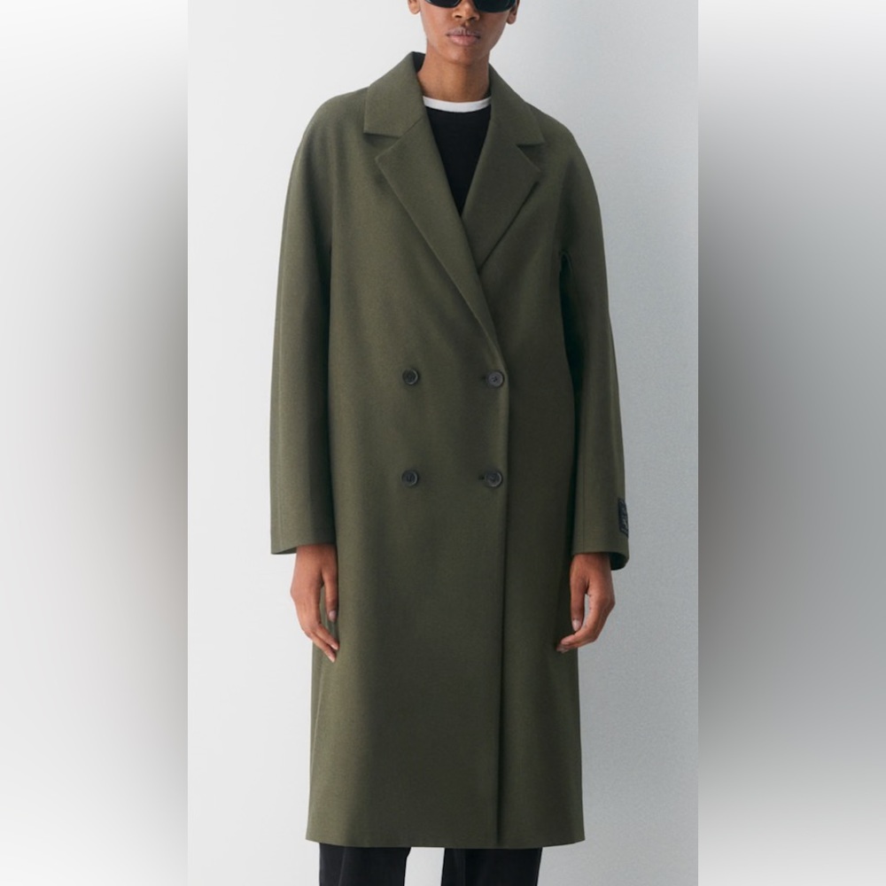 NWT Aritzia The Slouch Coat - green
